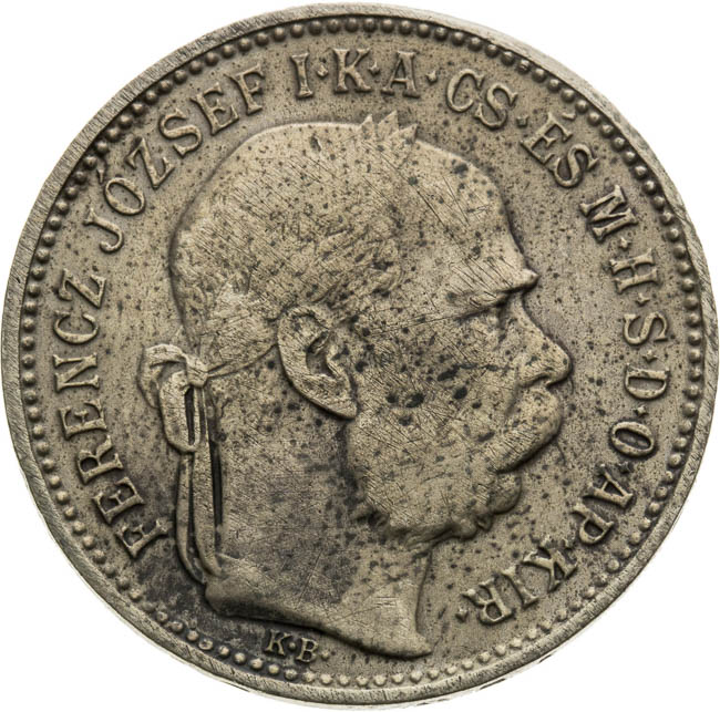 Korona 1892 - avers