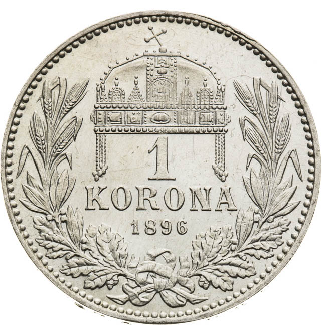 Korona 1896 - revers