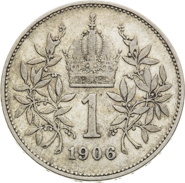 Korona 1906 - revers