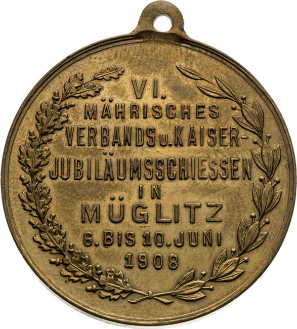 Medaile 1908 - revers