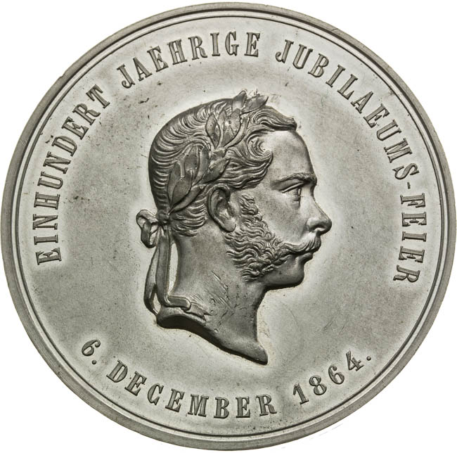 Medaile 1864 - avers