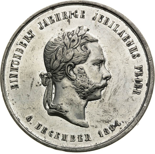 Medaile 1864 - avers