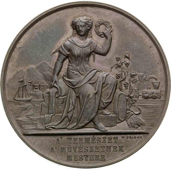 Medaile 1870 - revers
