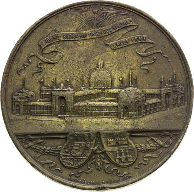 Medaile 1885 - revers