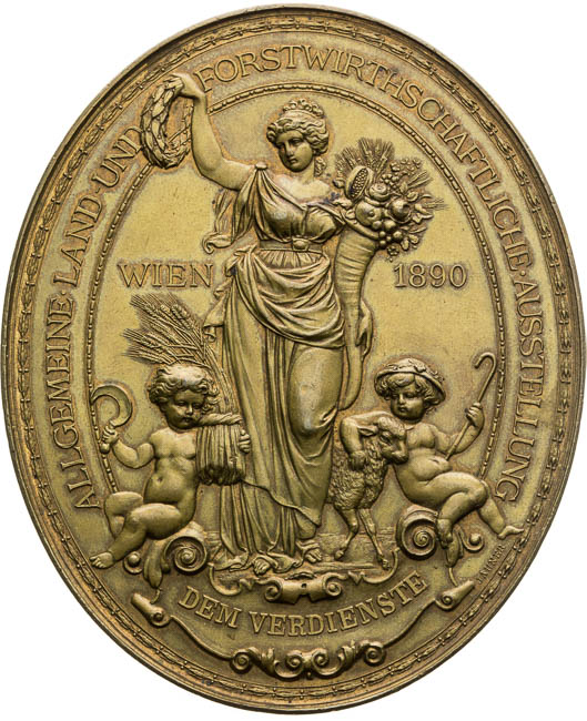 Medaile 1890 - avers