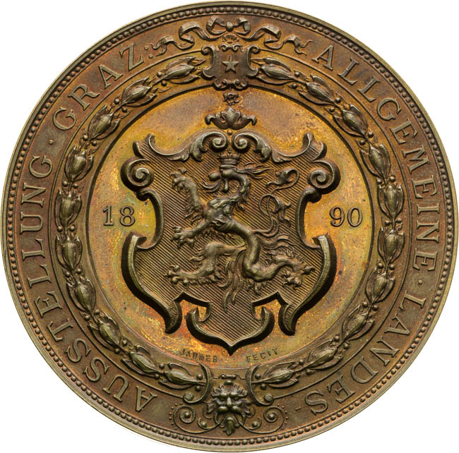 Medaile 1890 - avers