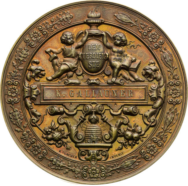 Medaile 1890 - revers
