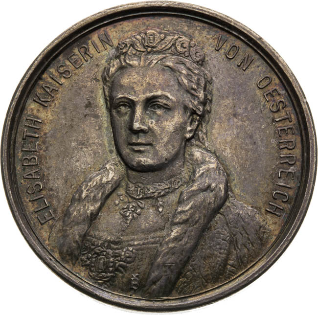 Stříbrná medaile 1898 - avers