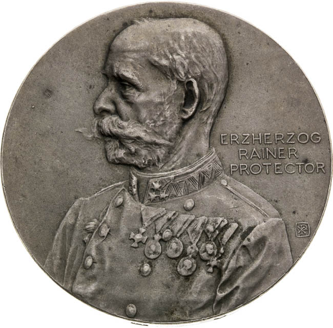 Stříbrná medaile 1899 - avers