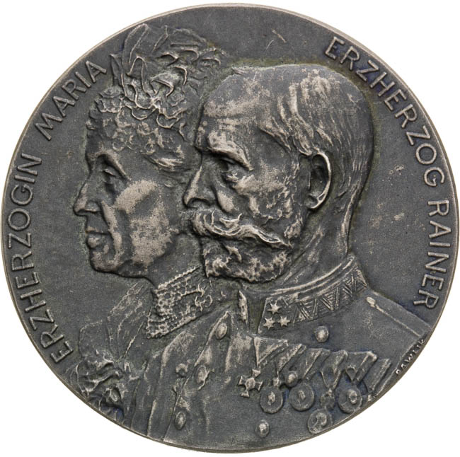 Stříbrná medaile 1902 - avers