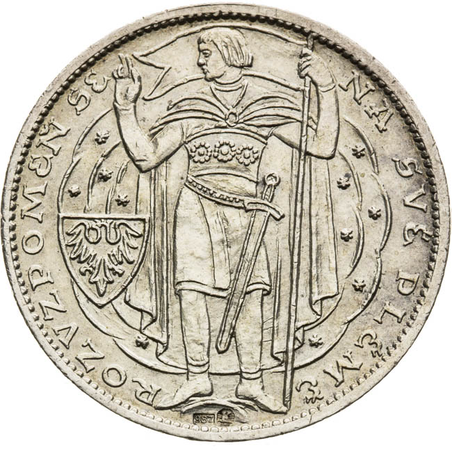 Strieborná medaila 1929 - averz