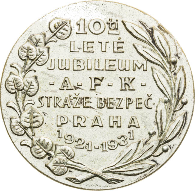 Medaila 1931 - reverz