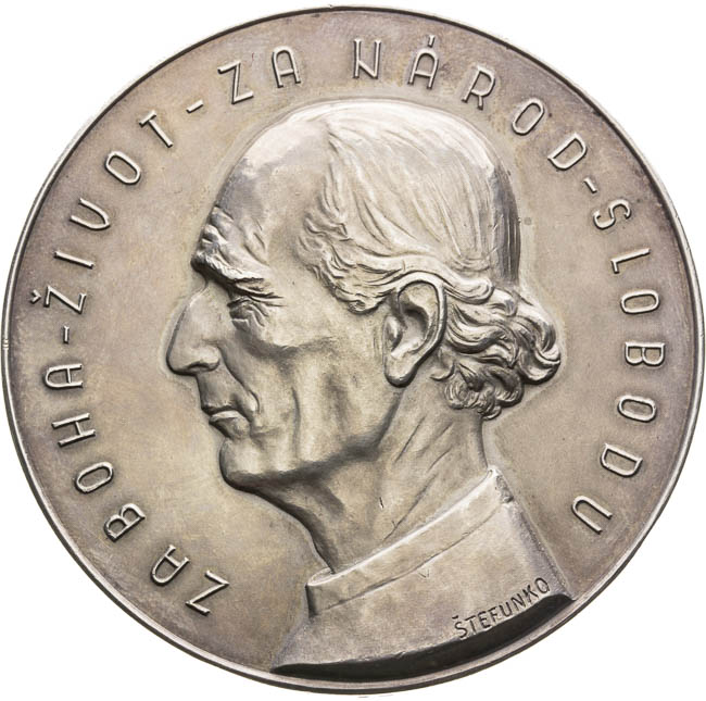 Strieborná medaila 1939 - averz