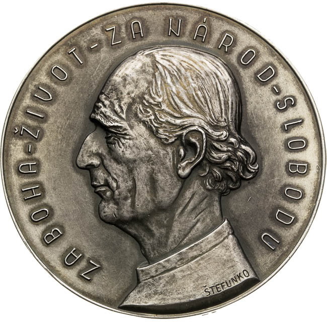 Strieborná medaila 1939 - averz