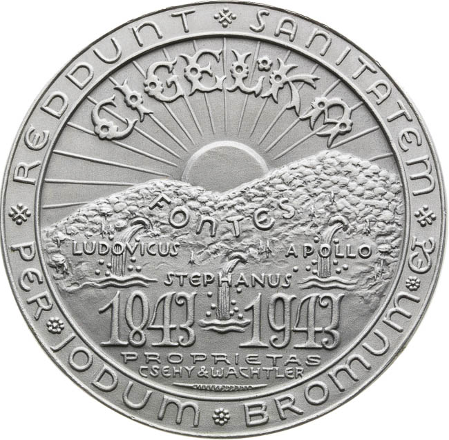 Medaila 1943 - reverz