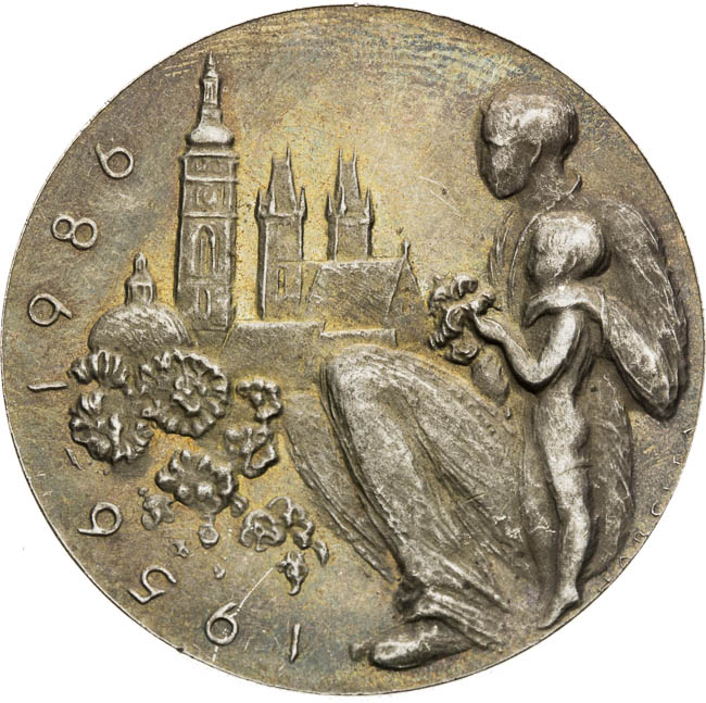 Silver Medal 1986 - front