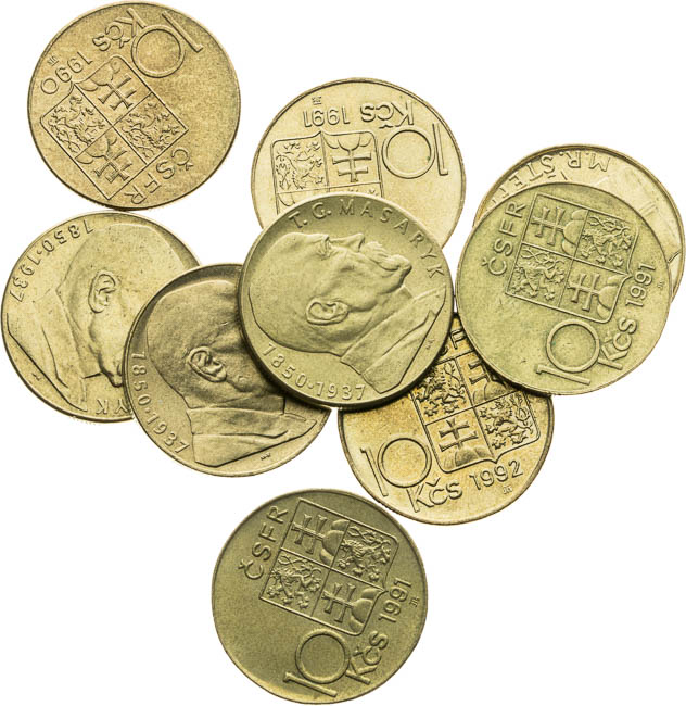 10 Koruna (9 pcs) - front