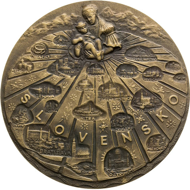 Medal 1990 - back