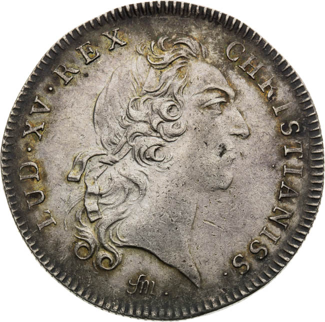 Strieborný žetón (1747) - averz