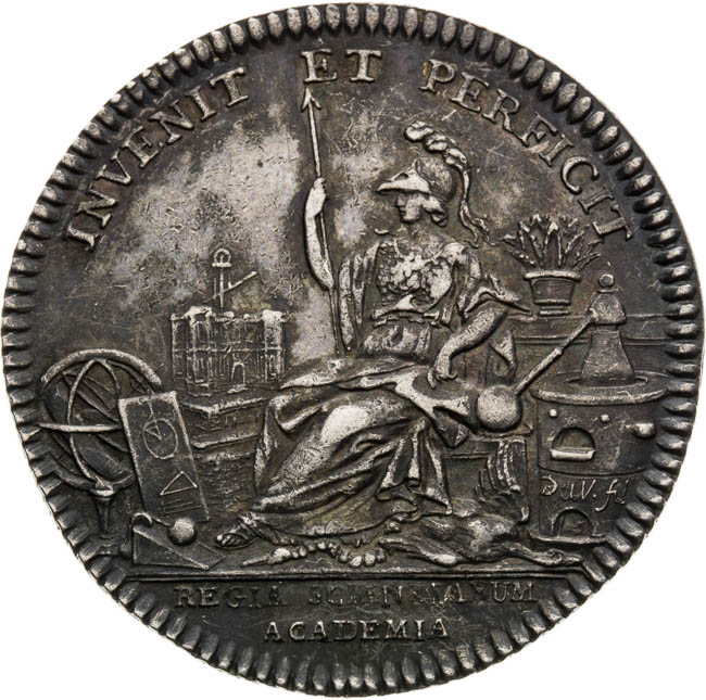 Strieborný žetón (1747) - reverz