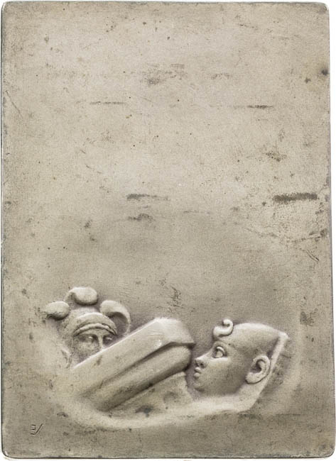 Silver Plaquette (around 1910) - back
