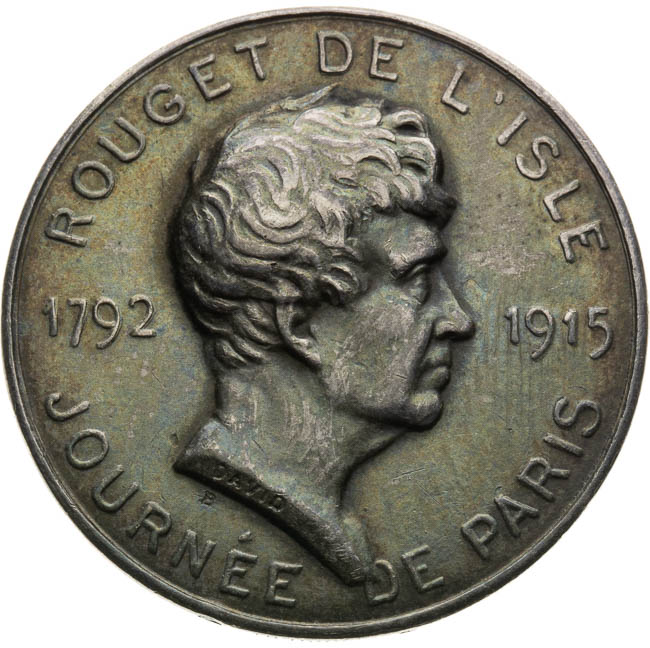 Silver medal 1915 - front