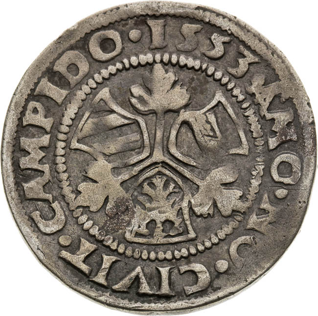 3 Krejcar 1553 - avers