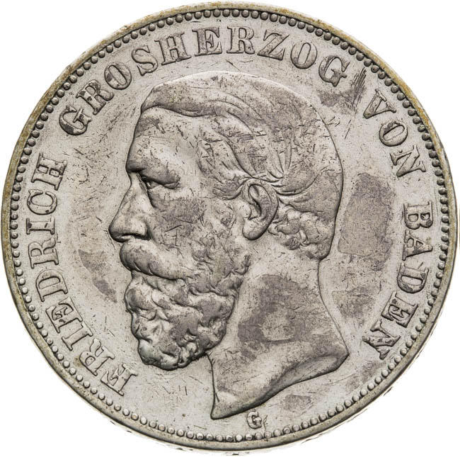 5 Marka 1893 - avers