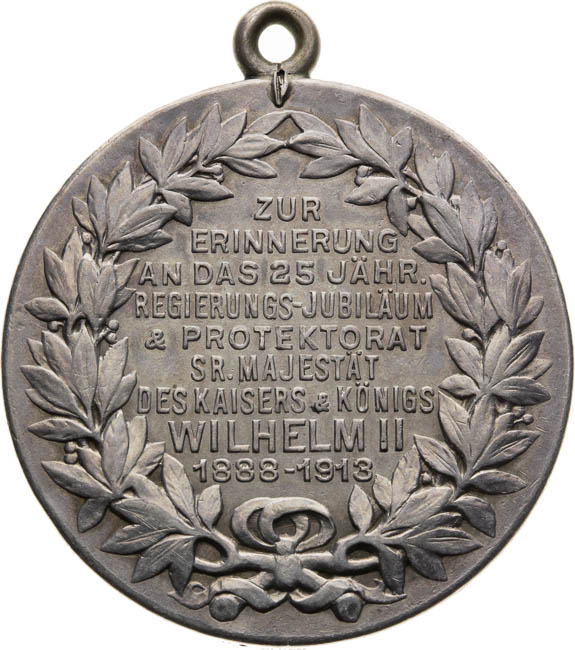 Strieborná medaila 1913 - reverz