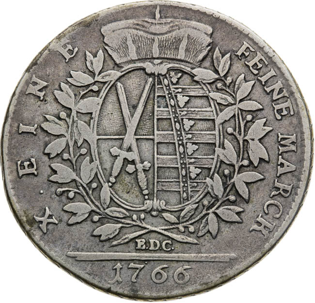 Thaler 1766 - back