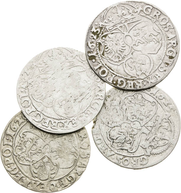6 Groschen (4 pcs) - front