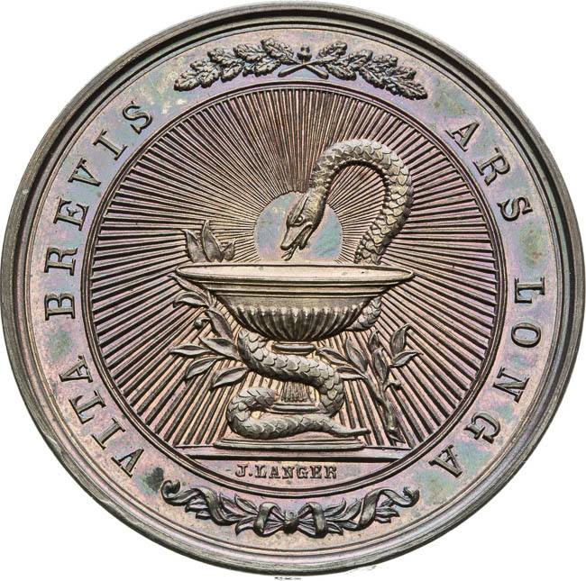 Silver Medal 1881 - back