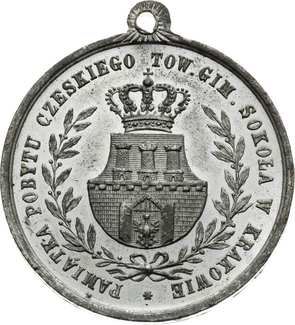 Medaile 1884 - avers