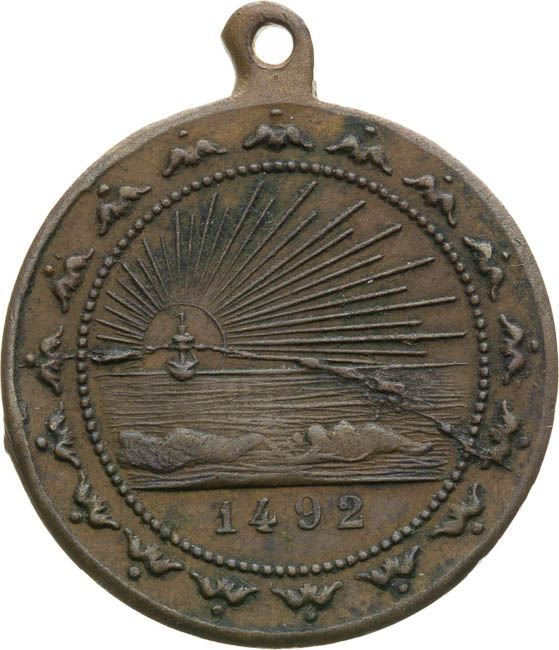 Medal 1492 - back