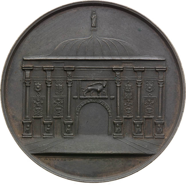 Medal 1872 - back