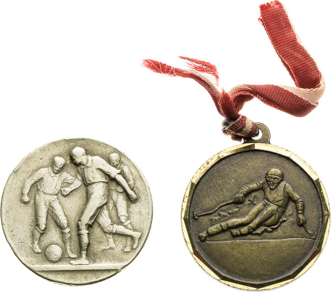 Sports medals (2 pcs) - front
