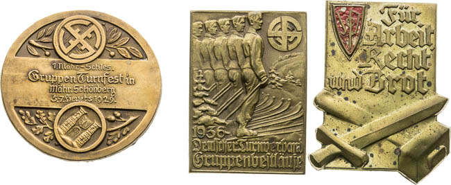 Odznaky lot (3ks) 1929-1939 - avers