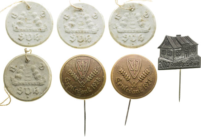 Odznaky lot (7 ks) 1938 - avers