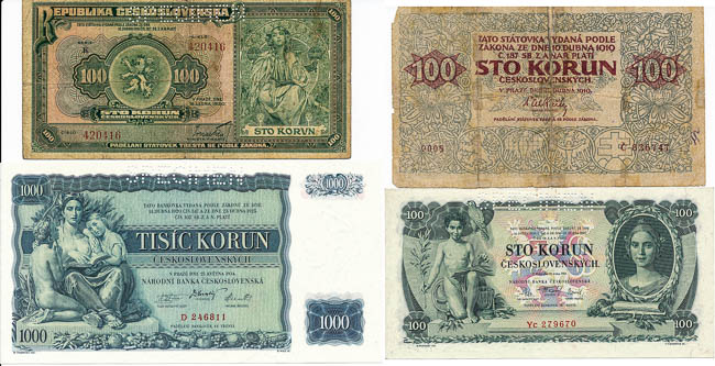 Album of banknotes (20 pcs) - front