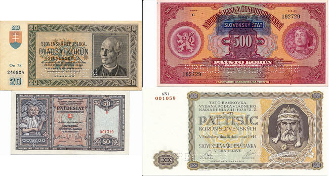 Album of banknotes (25 pcs) - front