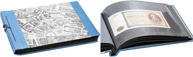 Contemporary banknote album (33 pcs) - front