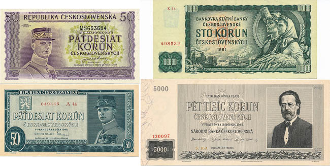 Album of banknotes (31 pcs) - front