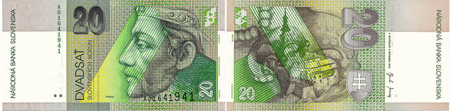 20 Koruna 2004 A - front
