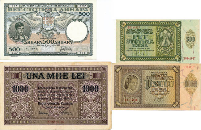 Album of banknotes (72 pcs) - front
