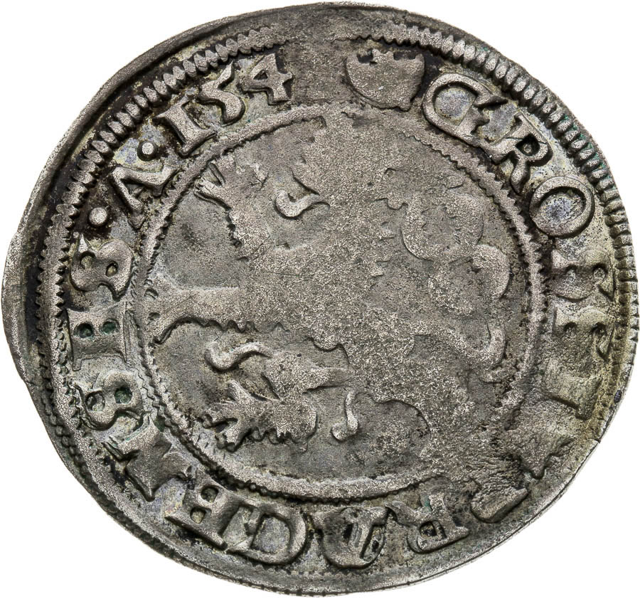 Prague Groschen 1543 - back