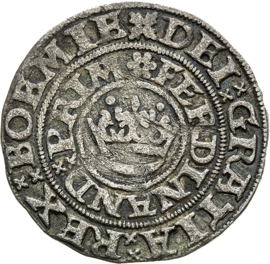 Prague Groschen 1547 - front