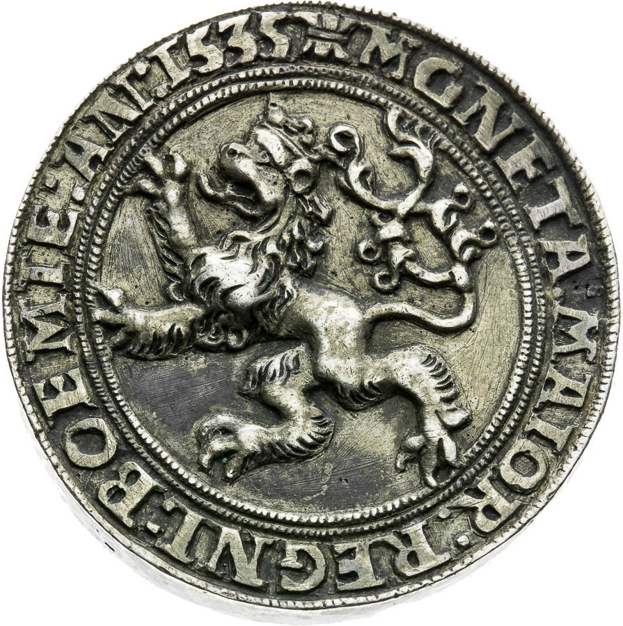 Silver medal – Thaler 1535 - back