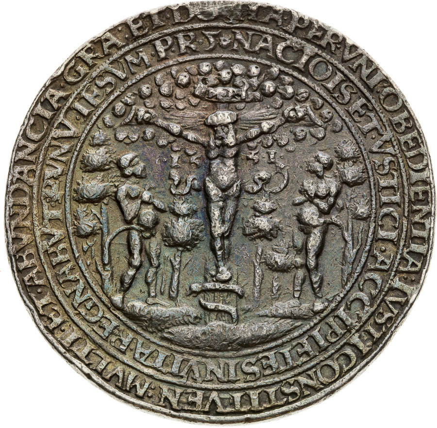 Silver medal (1551) - back