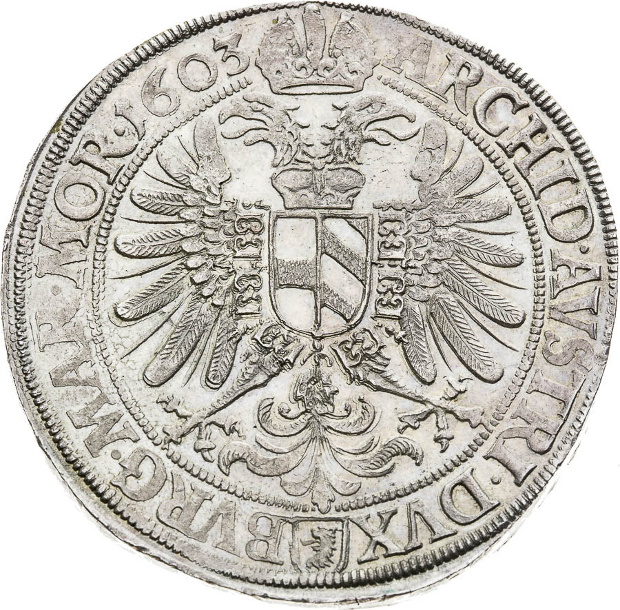 Thaler 1603 - back