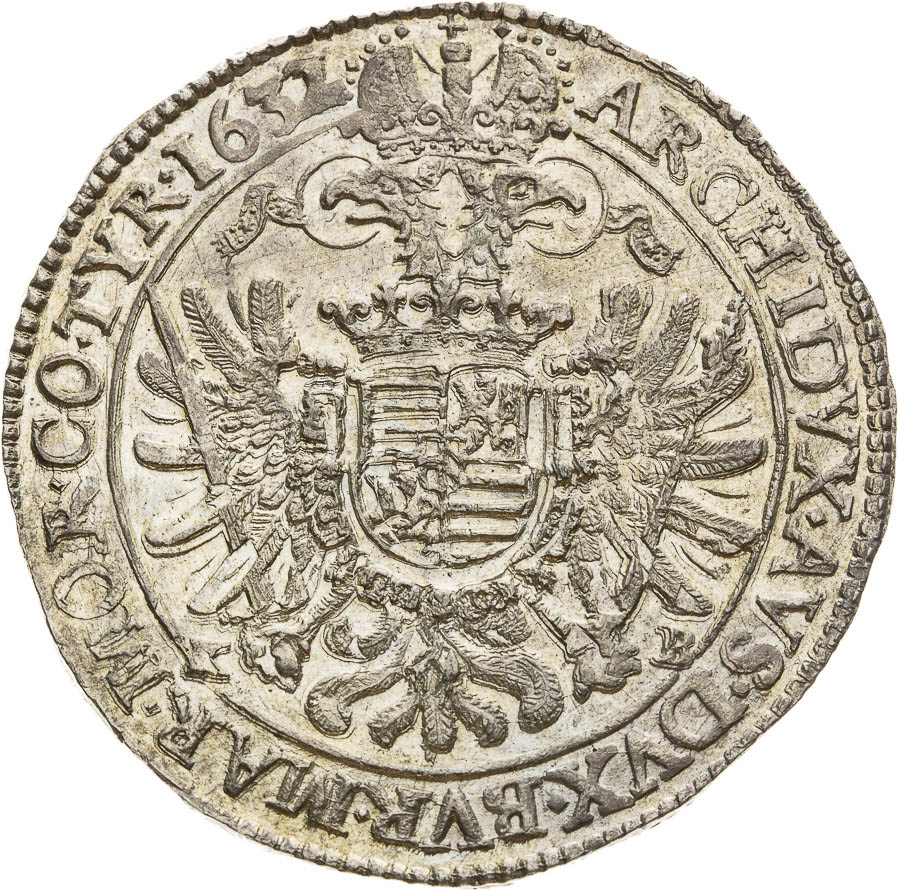 Thaler 1632 - back